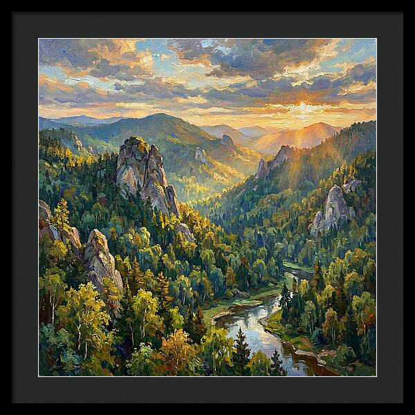 Serenity Among The Peaks