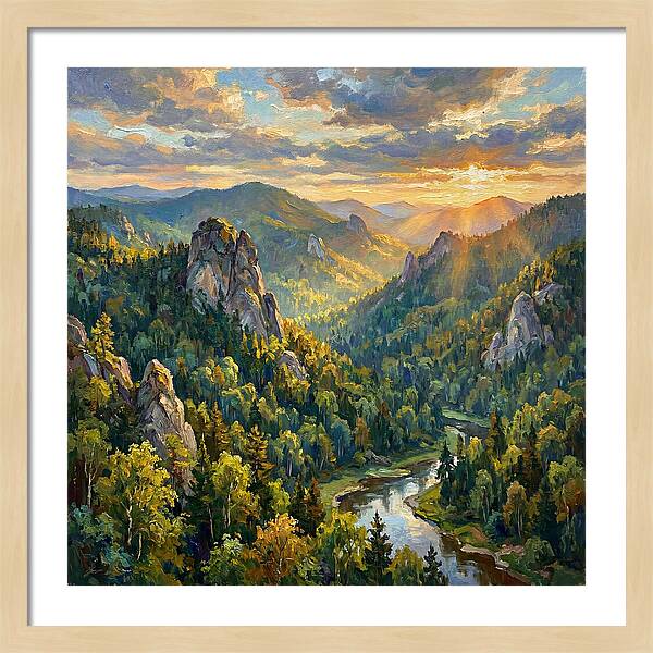 Serenity Among The Peaks