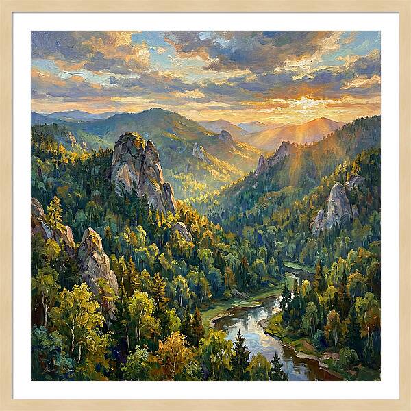 Serenity Among The Peaks