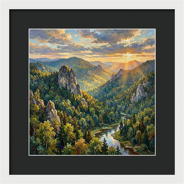Serenity Among The Peaks