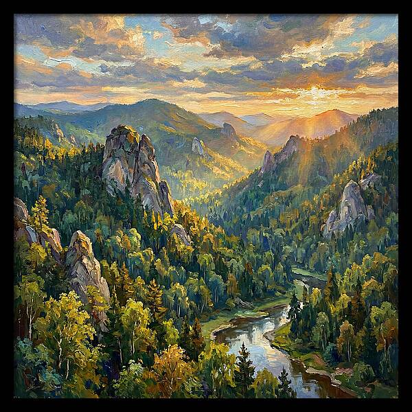 Serenity Among The Peaks