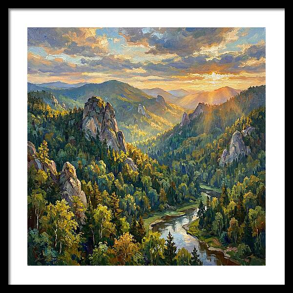 Serenity Among The Peaks