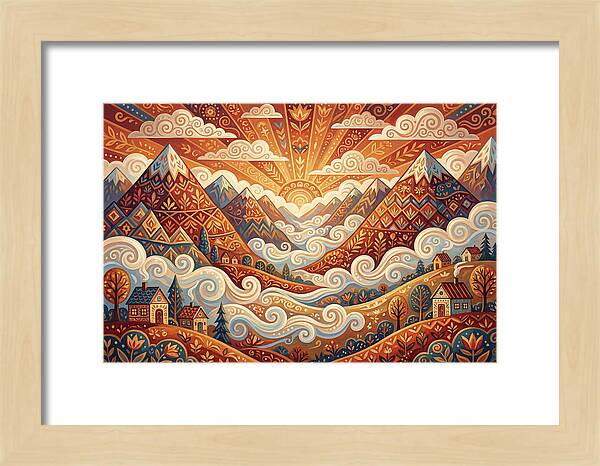 Serenity At Dawn In The Valley