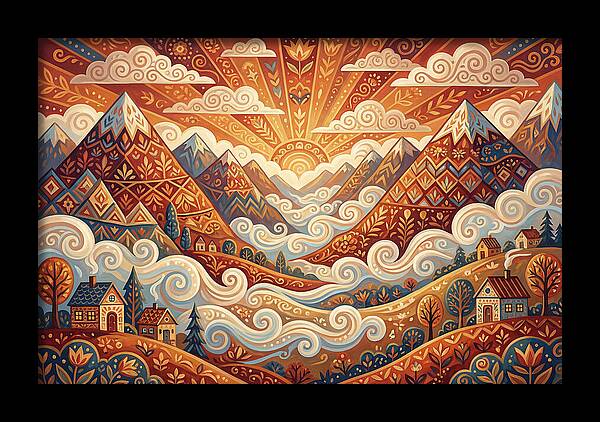 Serenity At Dawn In The Valley