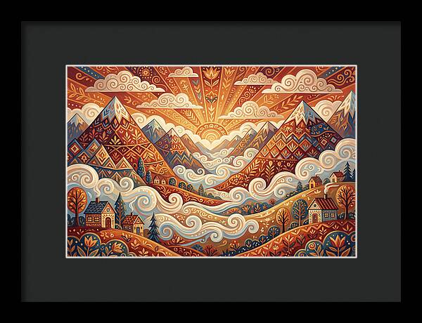 Serenity At Dawn In The Valley