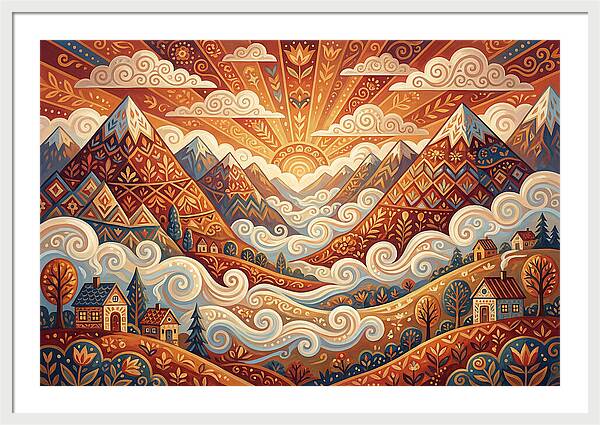 Serenity At Dawn In The Valley
