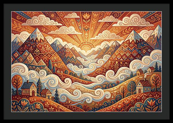 Serenity At Dawn In The Valley
