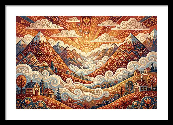 Serenity At Dawn In The Valley