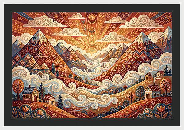 Serenity At Dawn In The Valley
