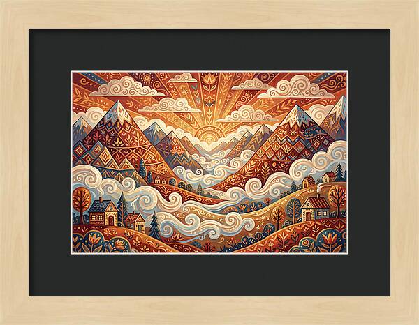 Serenity At Dawn In The Valley