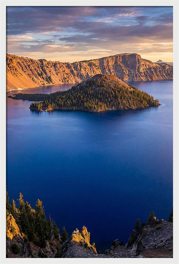 Serenity Beneath Crater Lake
