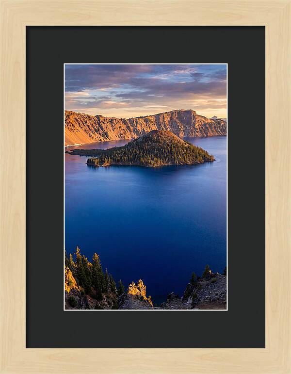 Serenity Beneath Crater Lake