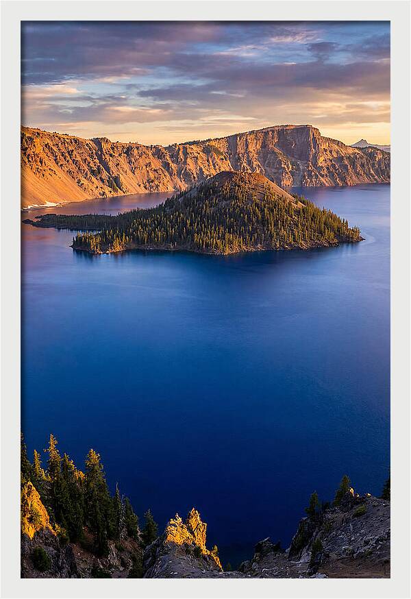Serenity Beneath Crater Lake