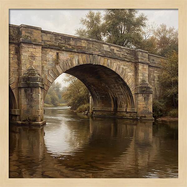 Serenity Beneath The Stone Bridge