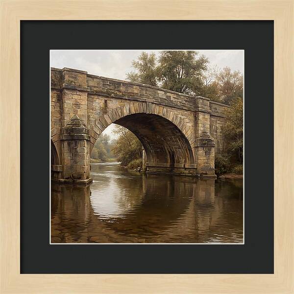 Serenity Beneath The Stone Bridge