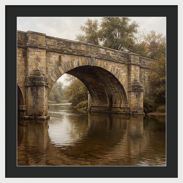 Serenity Beneath The Stone Bridge