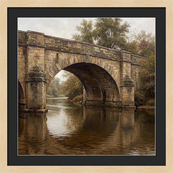Serenity Beneath The Stone Bridge