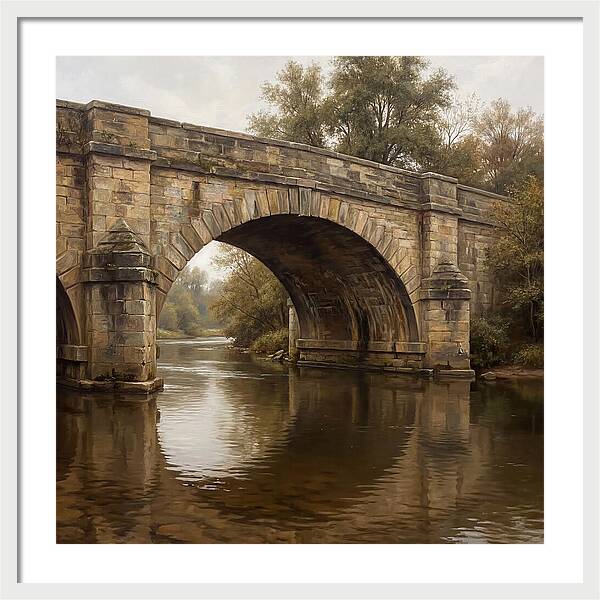 Serenity Beneath The Stone Bridge