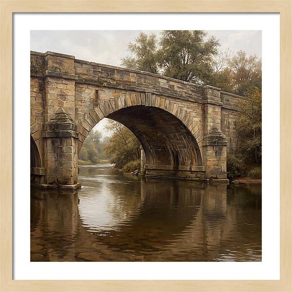Serenity Beneath The Stone Bridge