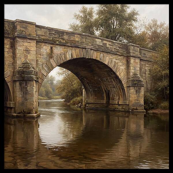 Serenity Beneath The Stone Bridge