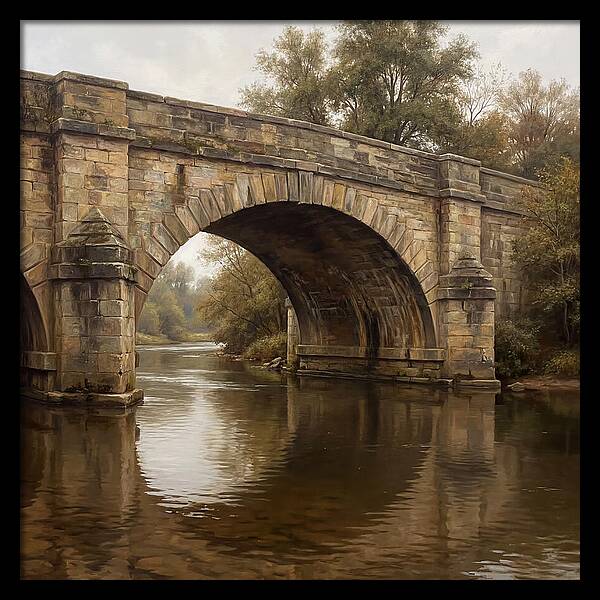 Serenity Beneath The Stone Bridge