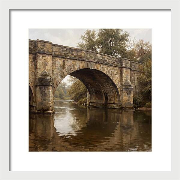Serenity Beneath The Stone Bridge