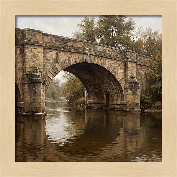 Serenity Beneath The Stone Bridge