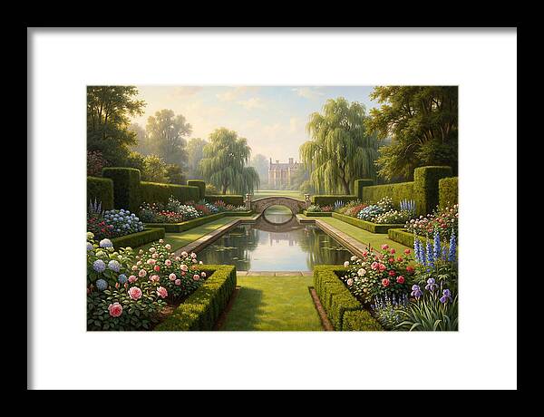 Serenity In A Blooming Garden