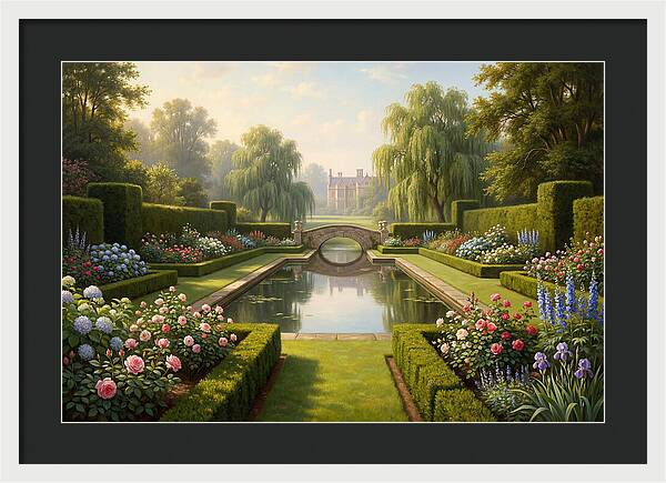 Serenity In A Blooming Garden