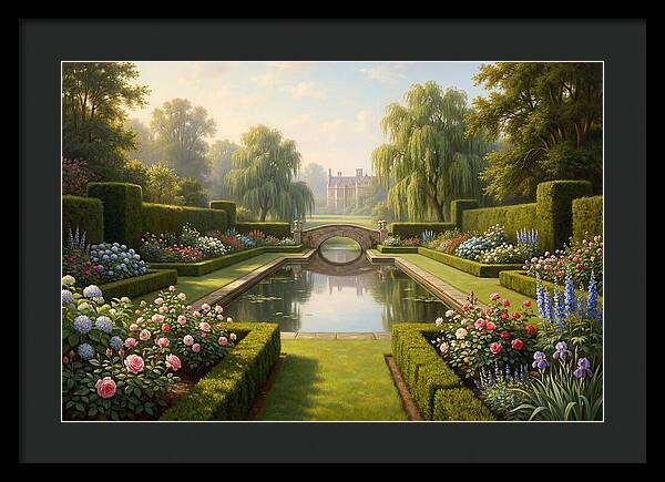 Serenity In A Blooming Garden