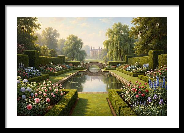 Serenity In A Blooming Garden