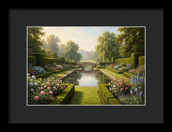 Serenity In A Blooming Garden