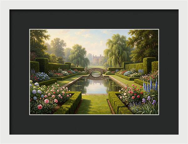 Serenity In A Blooming Garden
