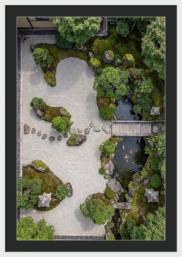 Serenity In A Japanese Garden