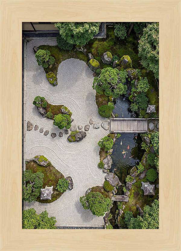 Serenity In A Japanese Garden