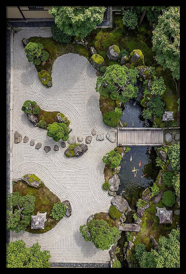 Serenity In A Japanese Garden