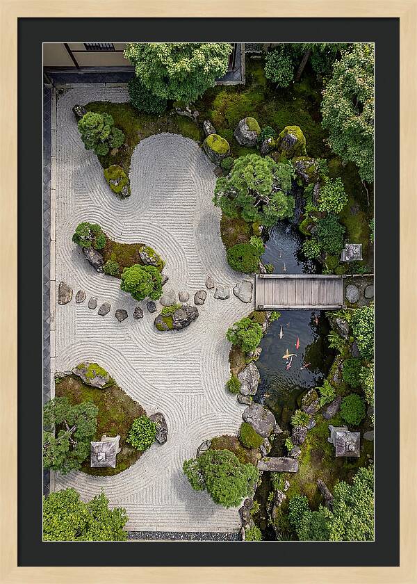 Serenity In A Japanese Garden