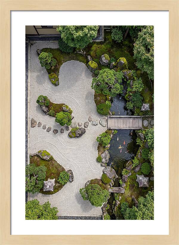 Serenity In A Japanese Garden