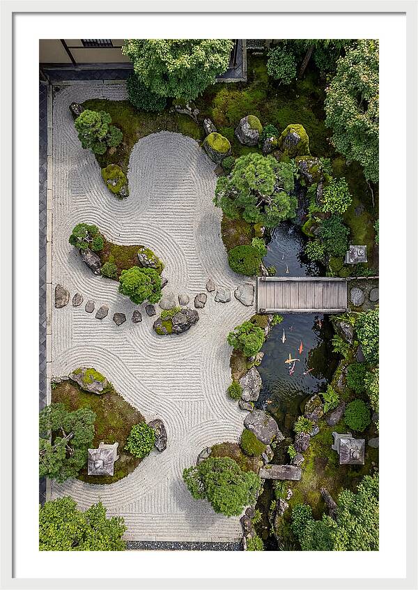 Serenity In A Japanese Garden