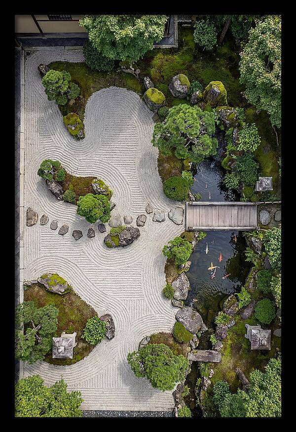 Serenity In A Japanese Garden