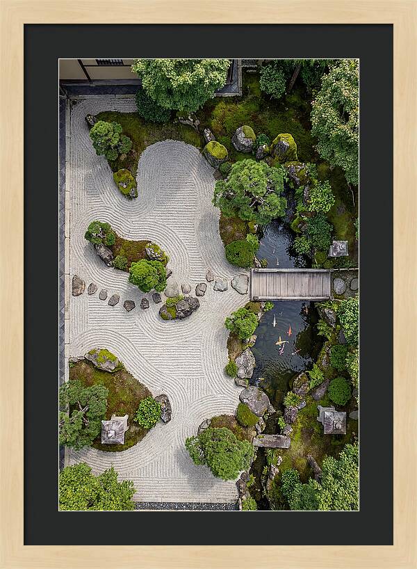 Serenity In A Japanese Garden