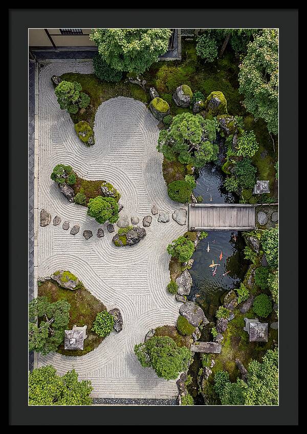 Serenity In A Japanese Garden