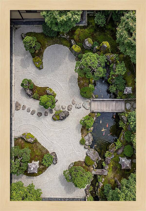 Serenity In A Japanese Garden