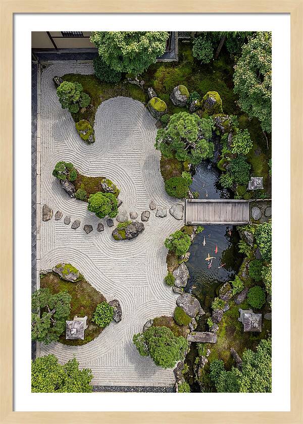Serenity In A Japanese Garden