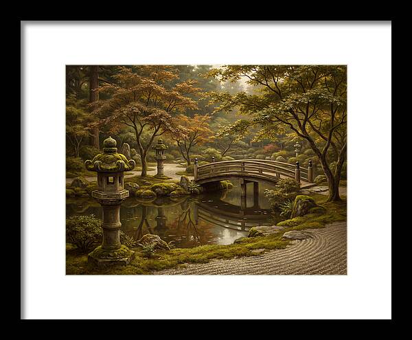 Serenity In A Japanese Garden