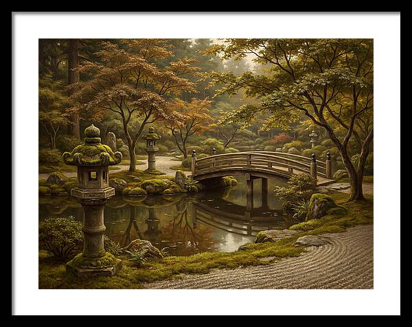 Serenity In A Japanese Garden