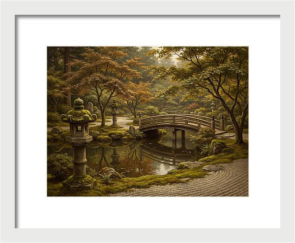 Serenity In A Japanese Garden