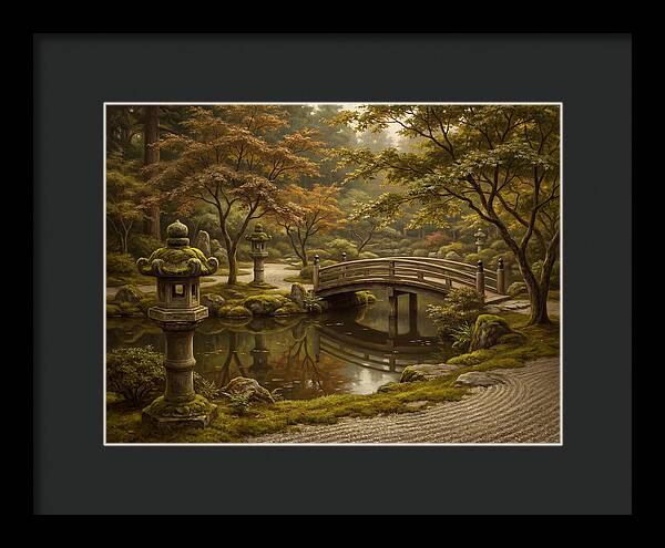 Serenity In A Japanese Garden