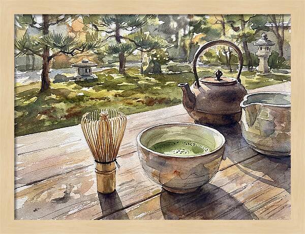 Serenity In A Tea Ceremony