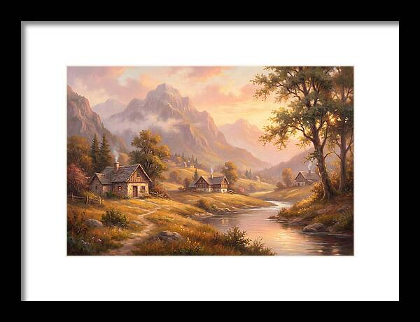 Serenity In Mountain Peaks